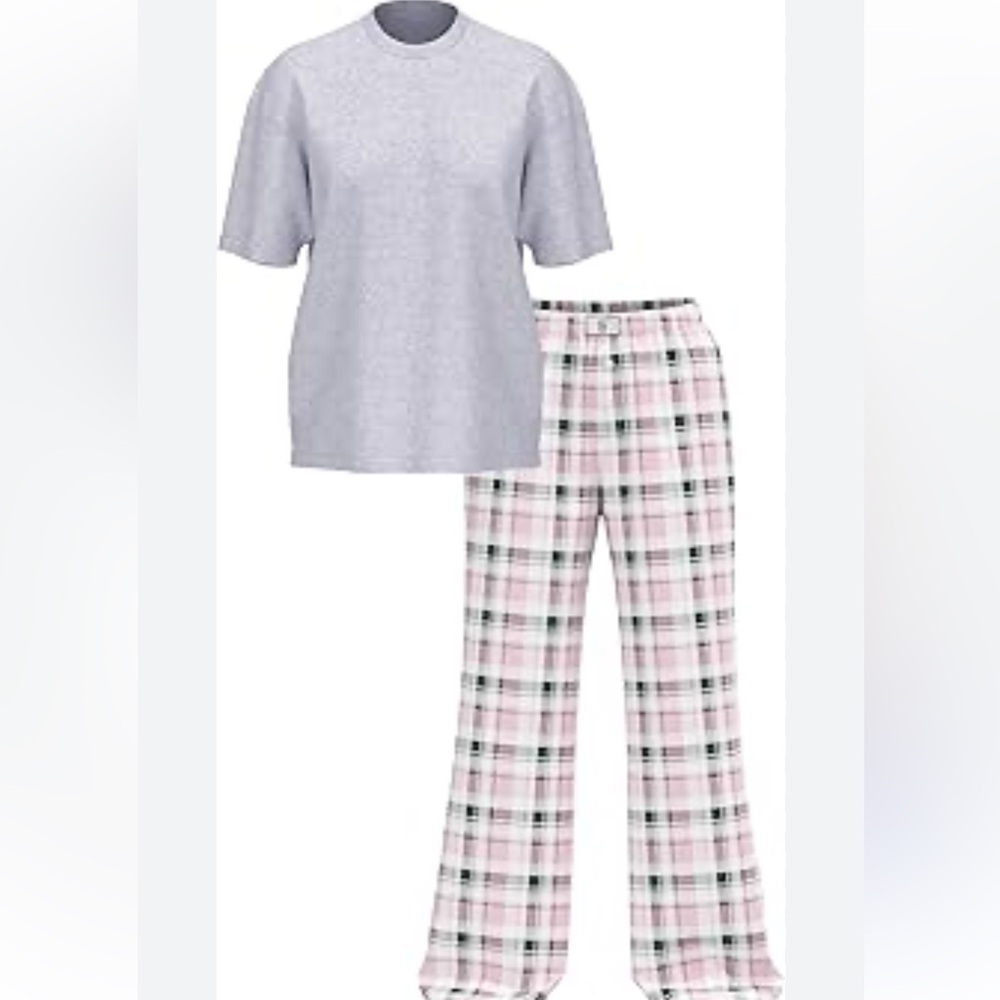 NWT Victoria's Secret Short Sleeve Pajama Set choose size L or XL